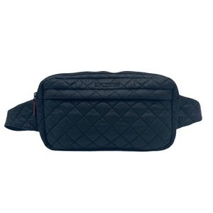 MZ Wallace Black Quilted Metro Belt Bag